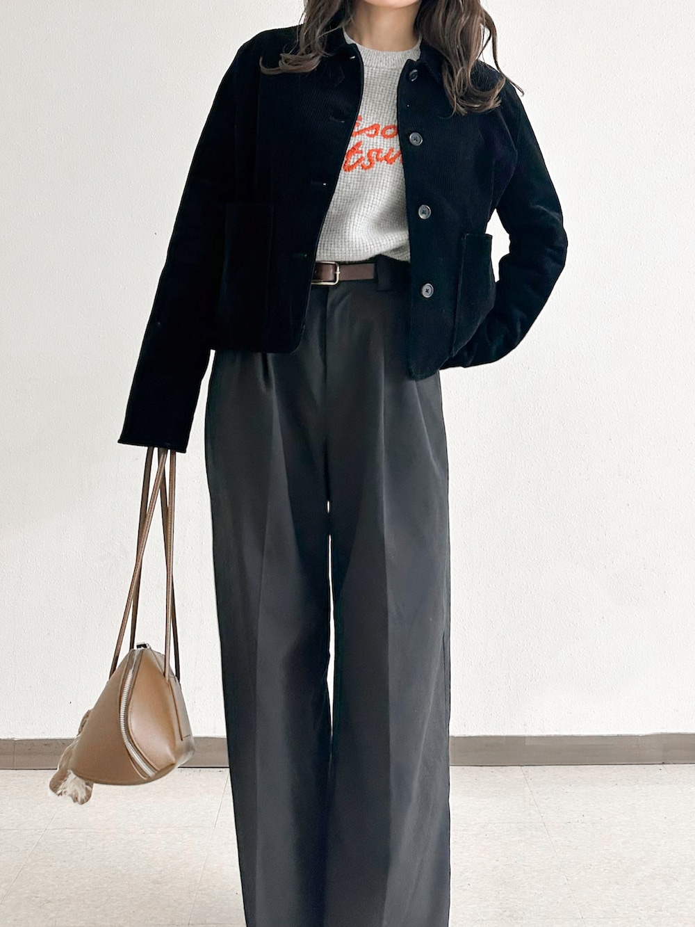 ZARA アシッドウォッシュ コーデュロイ ジャケット パンツ