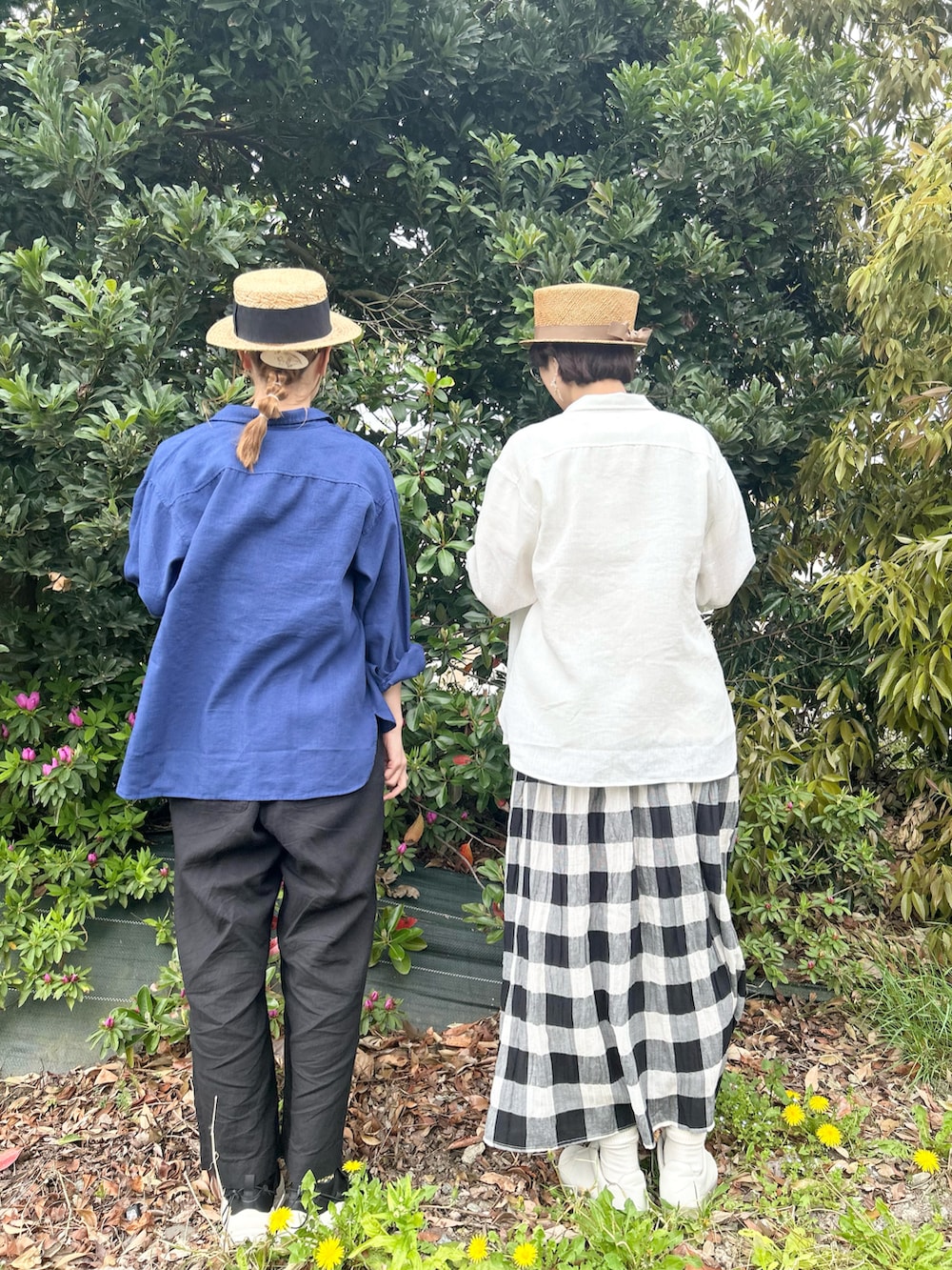 タブンネさんの「リネンMIXレギュラーカラーシャツ（Samansa Mos2）」を使ったコーディネートの3枚目の写真