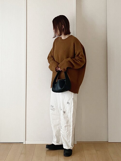 ＜kurry × 6(ROKU)＞WHITE DENIM PRINT PANTS 6（ロク）の「＜kurry × 6(ROKU)＞WHITE DENIM PRINT PANTS