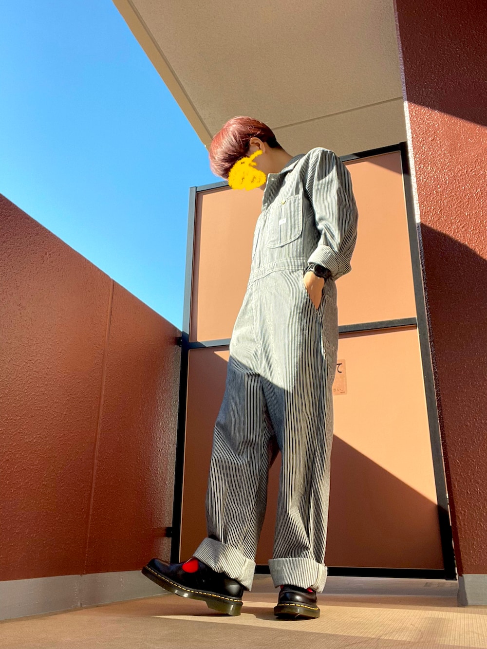 その他のつなぎ/オールインワン、その他のローファーを着用したレディースの秋コーディネートの2枚目の写真