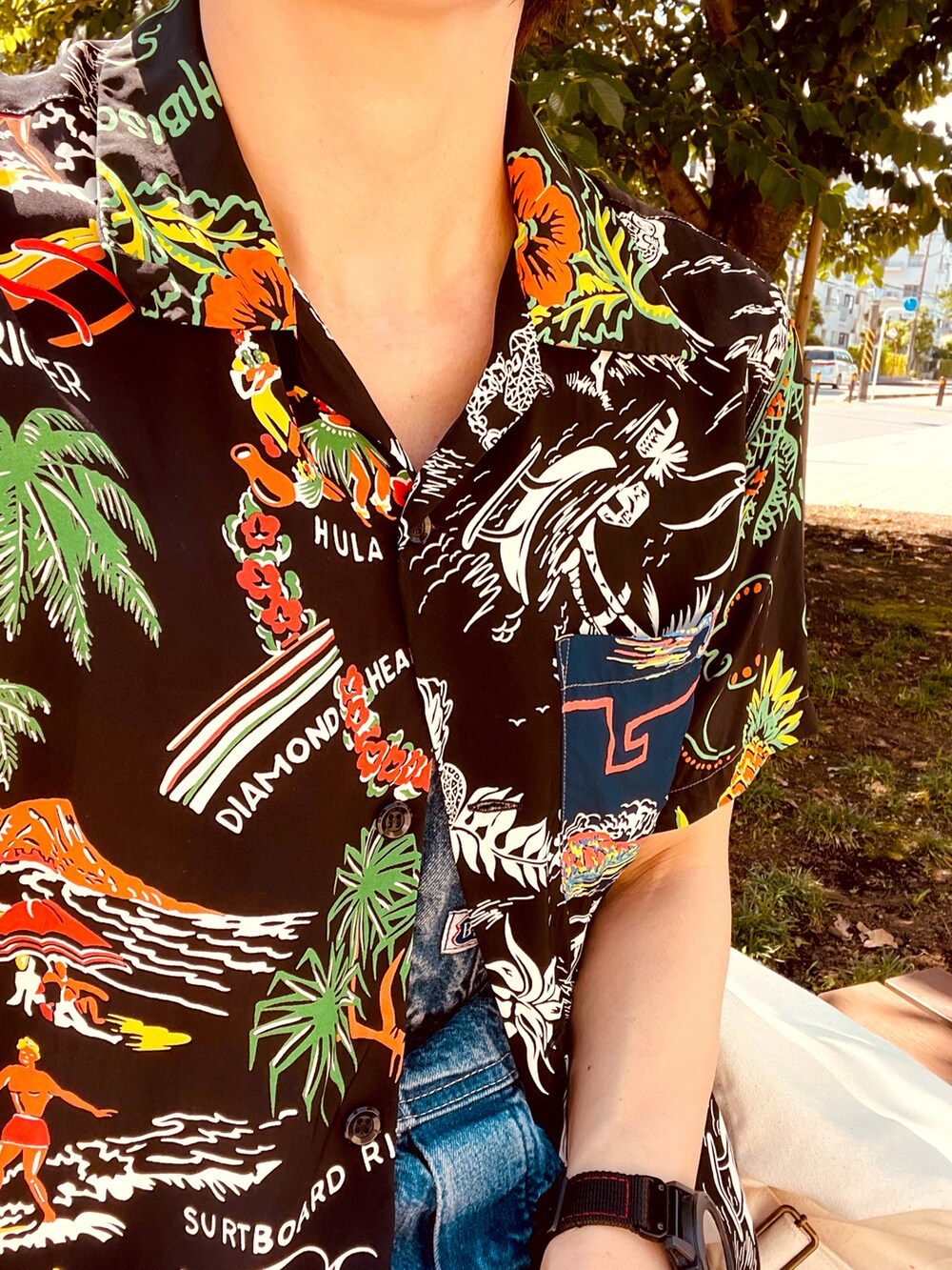 その他のシャツ/ブラウスを着用したレディースの夏コーディネートの2枚目の写真