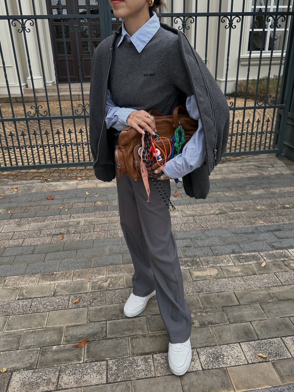 Miu Miu マルチカラーニット 38 Miu Miu マルチカラーニット 38 個性的