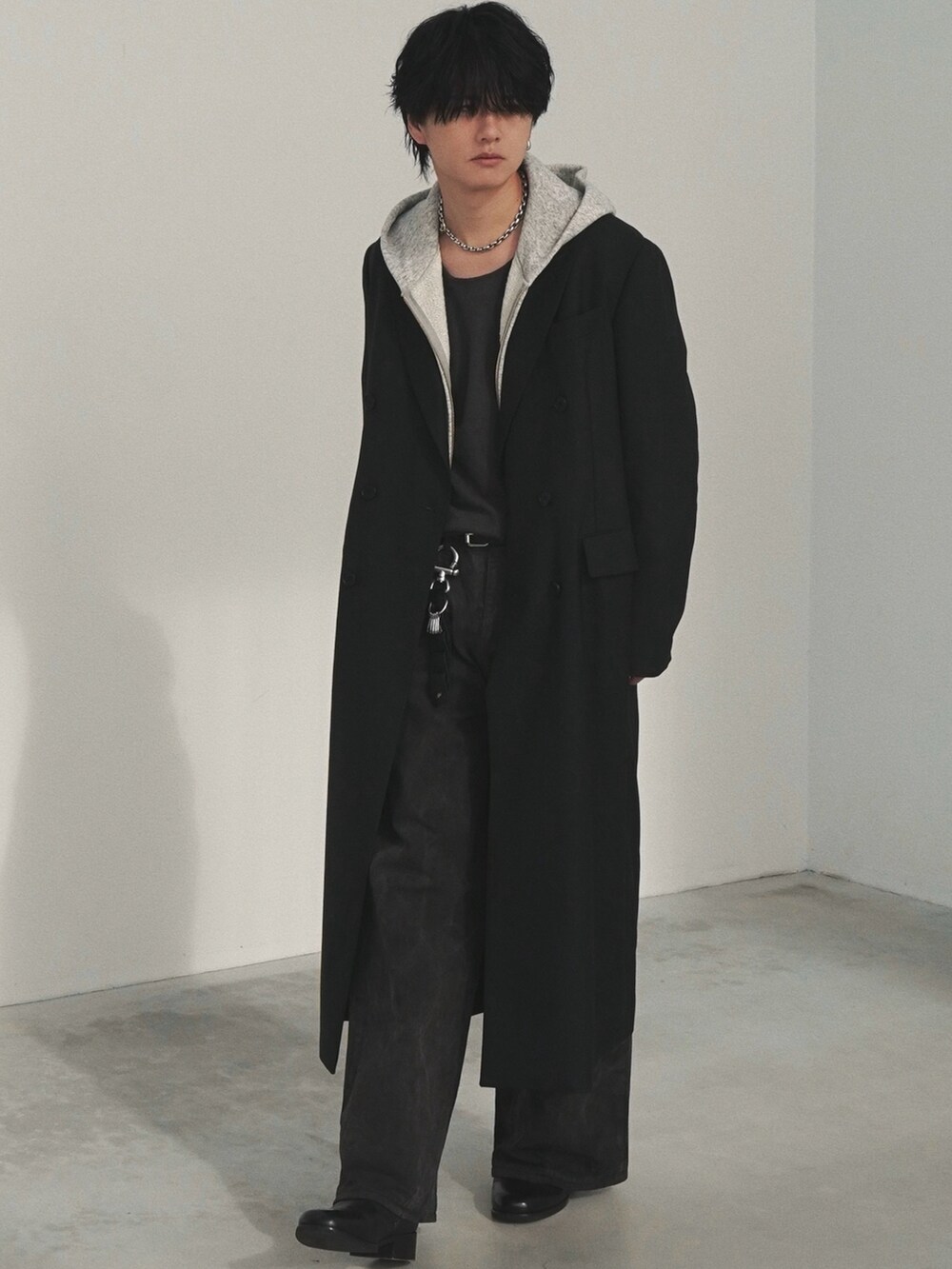 げんじ｜LIDNMのチェスターコートを使ったコーディネート - WEAR