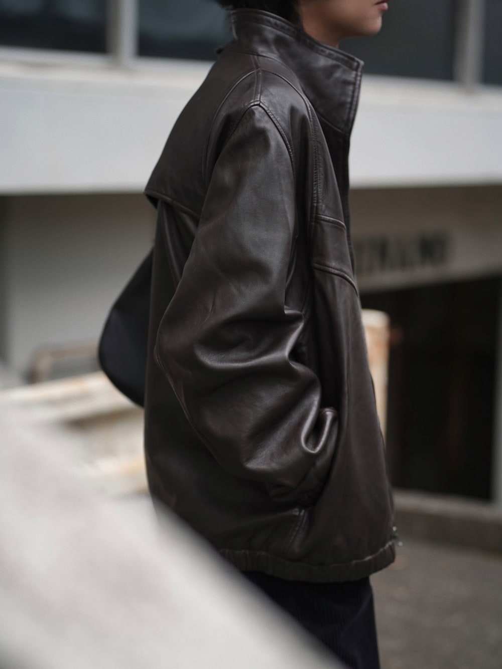 ジャケット・アウター FADED SHEEP SKIN TRACK JACKET LIDNM（リドム）の「FADED SHEEP SKIN TRACK JACKET（ライダース