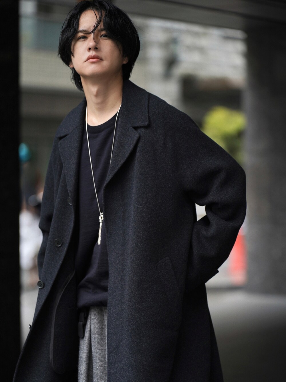 げんじ｜LIDNMのチェスターコートを使ったコーディネート - WEAR