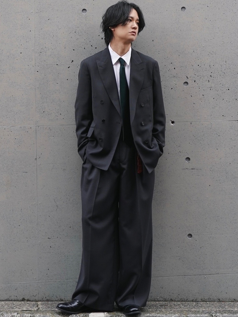 スーツ Llife DOBBY MESH TAILORED SLACKS げんじ｜Llifeのテーラードジャケットを使ったコーディネート - WEAR