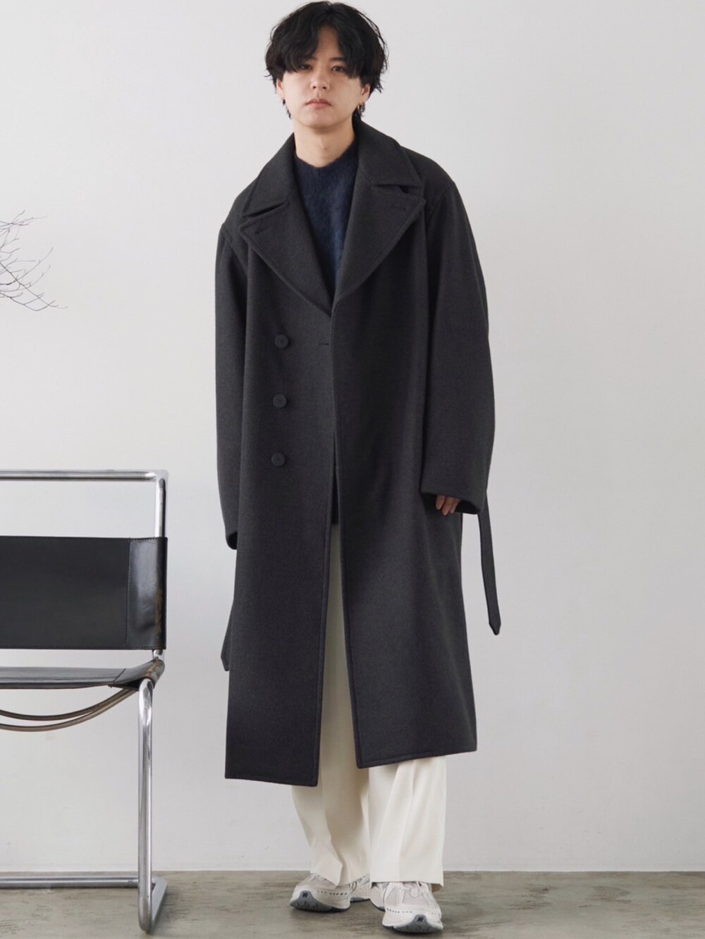 げんじ｜WYM LIDNMのチェスターコートを使ったコーディネート - WEAR