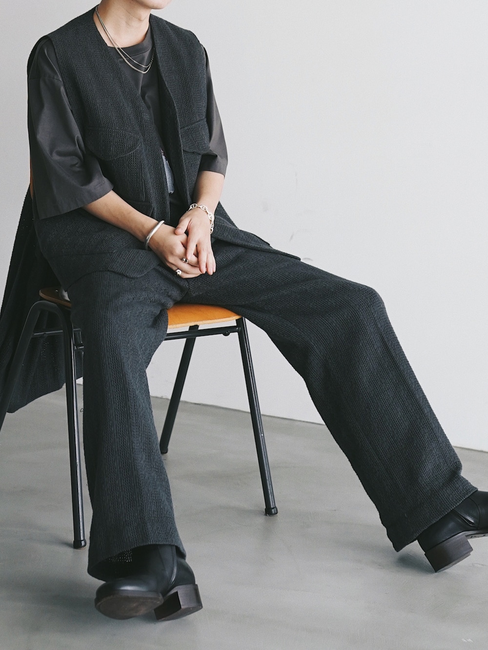 【LIDNM】KARAMIORI セットアップ LIDNM KARAMIORI setup セットアップ