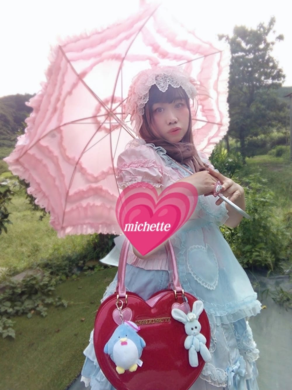 Angelic Pretty バッグ リボン 赤 エナメル