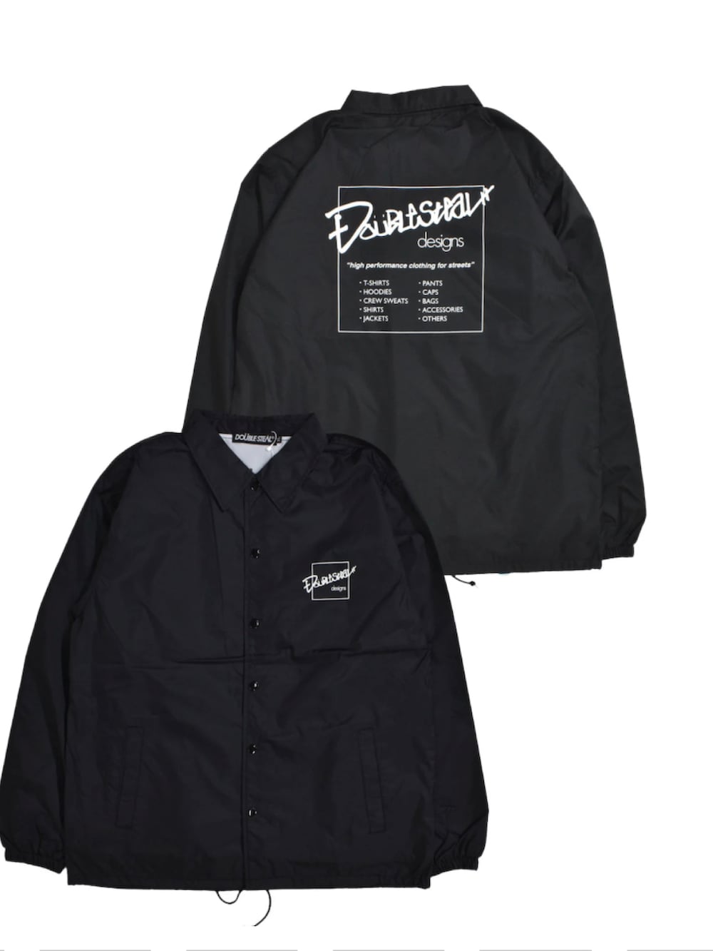 ブラウン系のスニーカー、ブルー系のデニムパンツ、グレー系のナイロンジャケットを着用したメンズの冬コーディネートの4枚目の写真