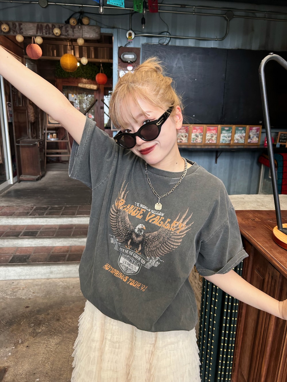 さきさんの（WEGO）を使ったコーディネートの3枚目の写真