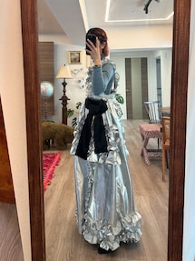 ホイップランダムフリルワンピースを使った人気ファッション
