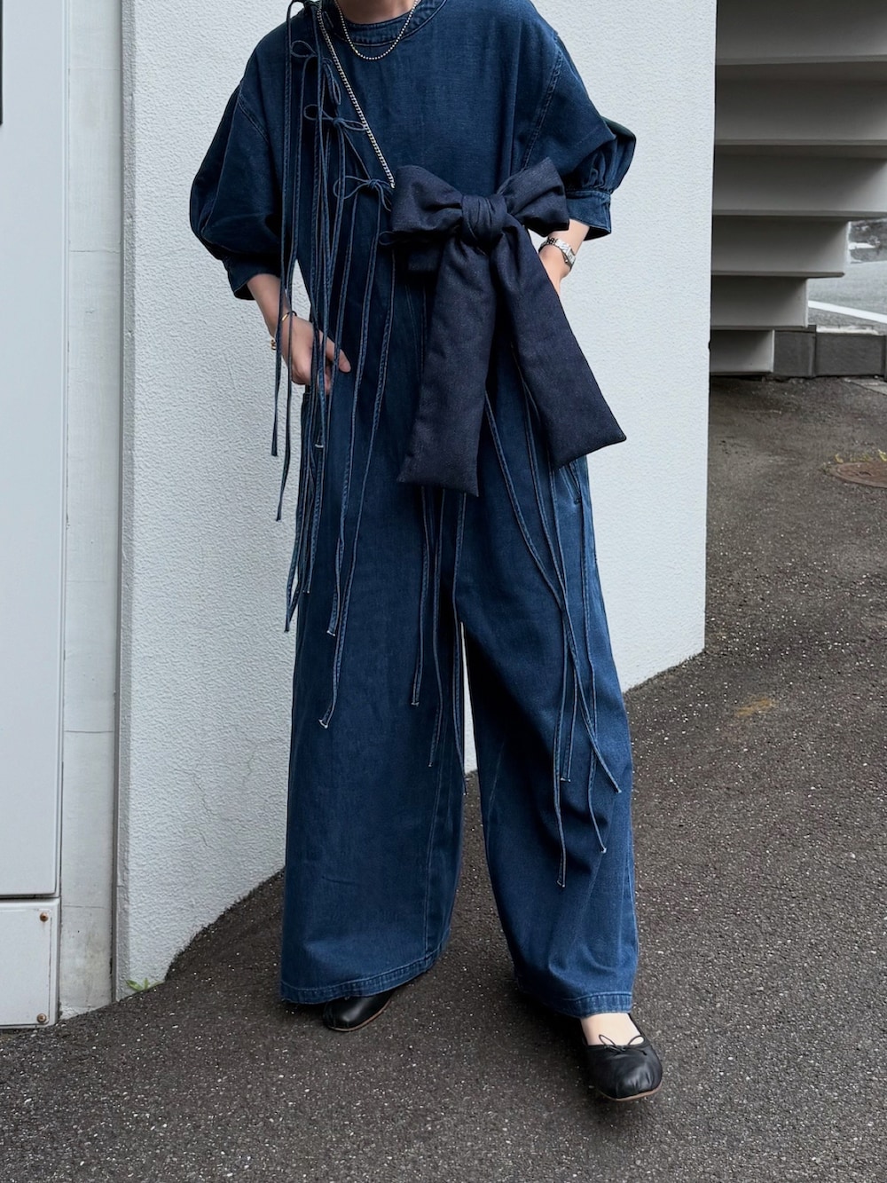 perna ハーフスリーブデニムオールインワン 最終値下げ PERNA