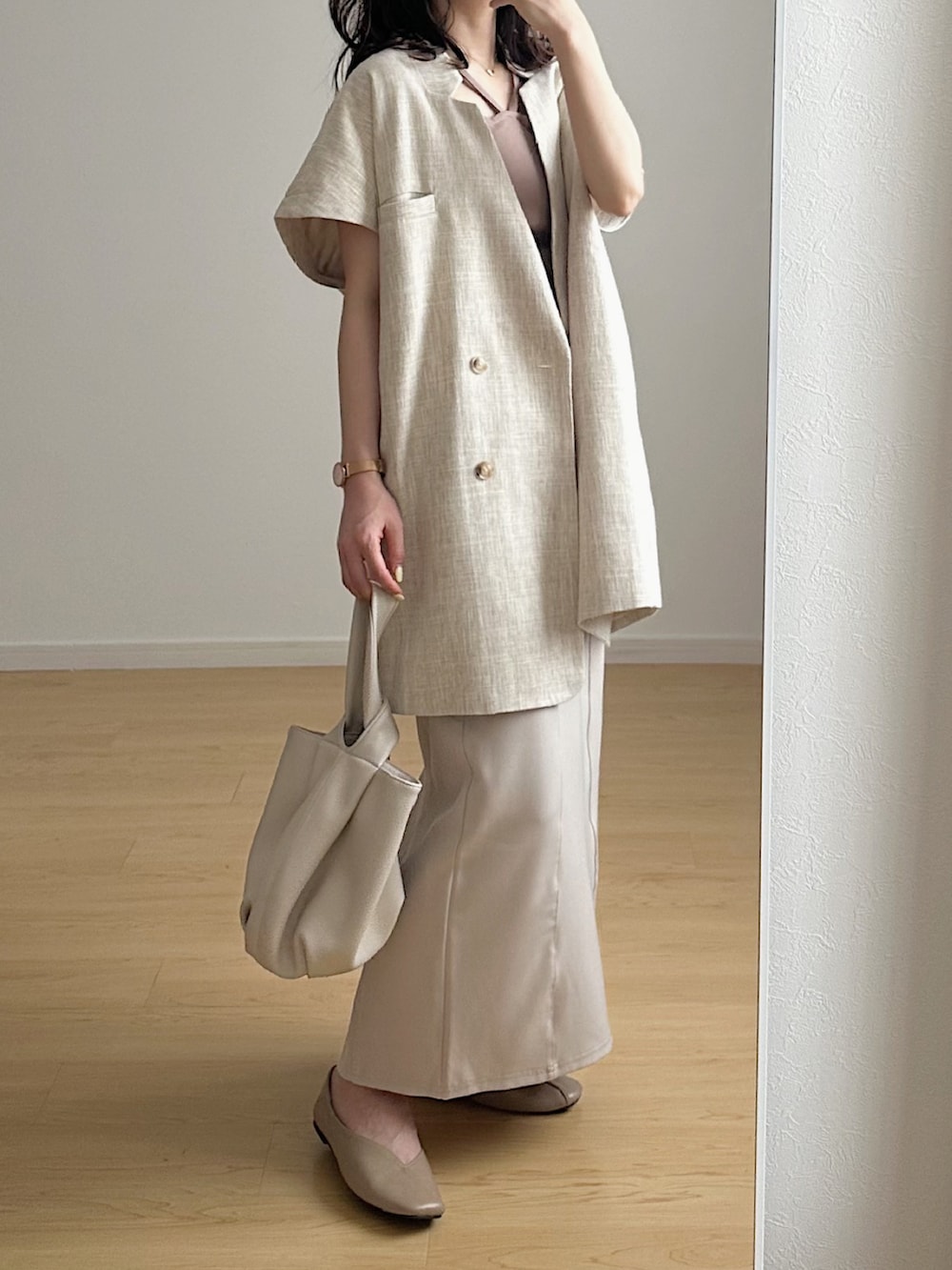 dium. | summer tweed gilet 今季メインのsummer tweed素材で ｜ベスト  