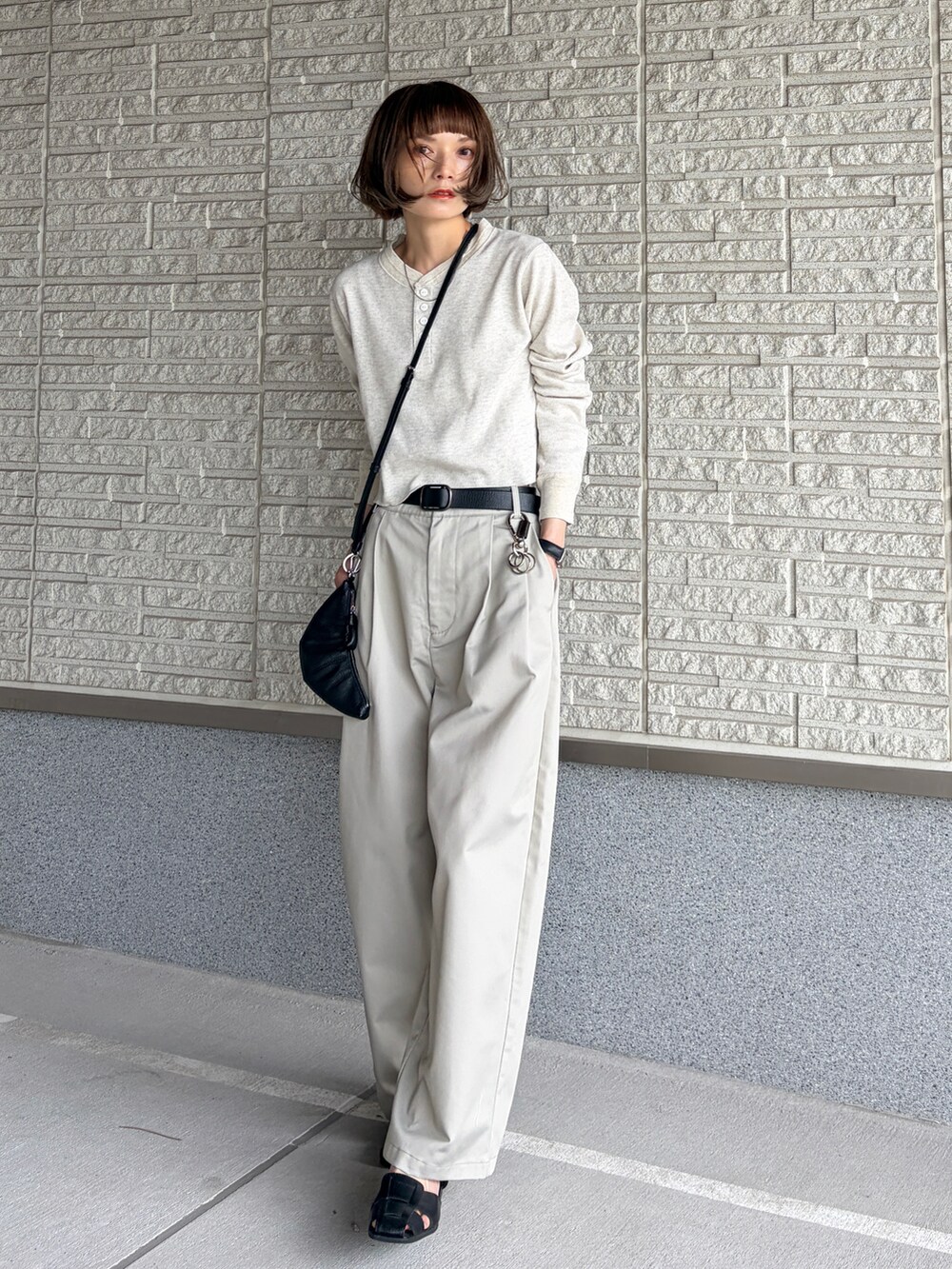 別注】＜FAITH MILLS for 6＞THERMAL HENRY PULLOVER TOP/トップスを