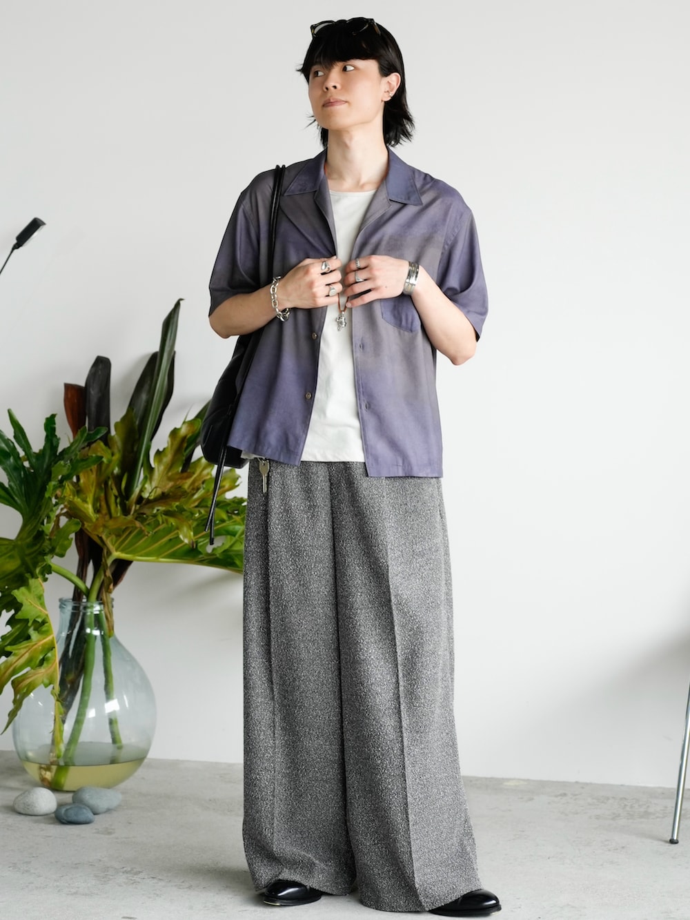 watoさんの「WELLINGTON / BOSTON SUNGLASSES（WYM LIDNM）」を使ったコーディネートの3枚目の写真