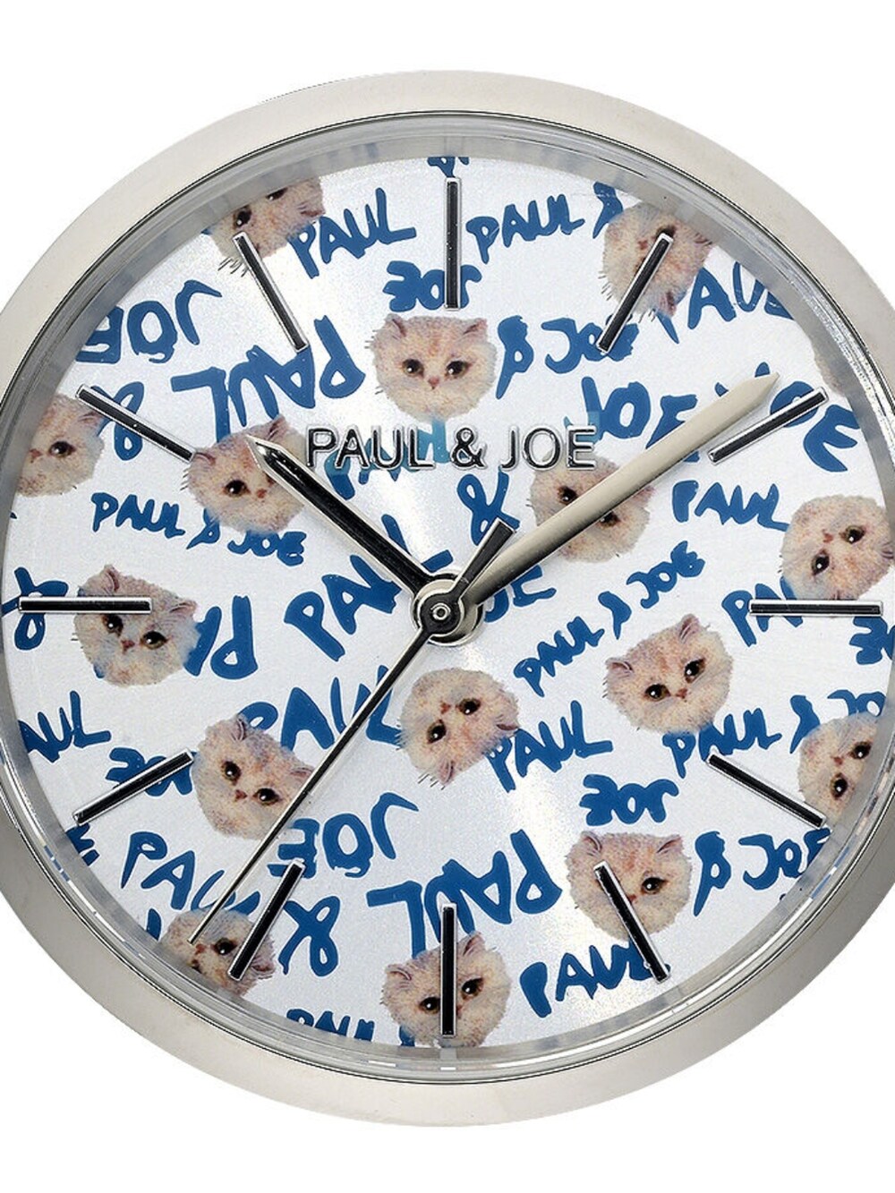 「春コーデ、お出かけコーデ、春、夏コーデ、夏、ポール&ジョー、ポールアンドジョー、PAUL&JOE、猫、時計、腕時計、シルバー、ホワイト、ホワイトコーデ、ブルー」|「PAUL&JOEのアイテム(アナログ腕時計、シルバー系)」を使った、Fortune squareさん(レディース・157cm)の春コーディネートの2枚目の写真
