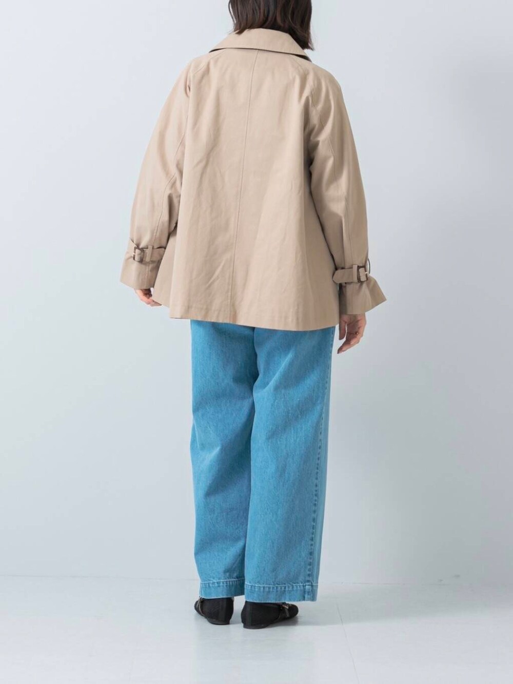 「URBAN RESEARCH Sonny Labelのパフスリーブフライス/ジャガードロングTシャツ(Tシャツ/カットソー、ブラック系)」を使った、nozawaさん(レディース・167cm)の冬コーディネートの4枚目の写真