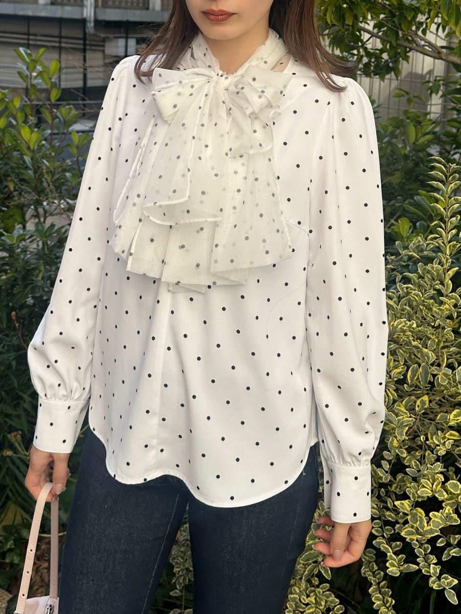 ブルー系のその他パンツ、その他のシャツ/ブラウスを着用したレディースの冬コーディネートの10枚目の写真