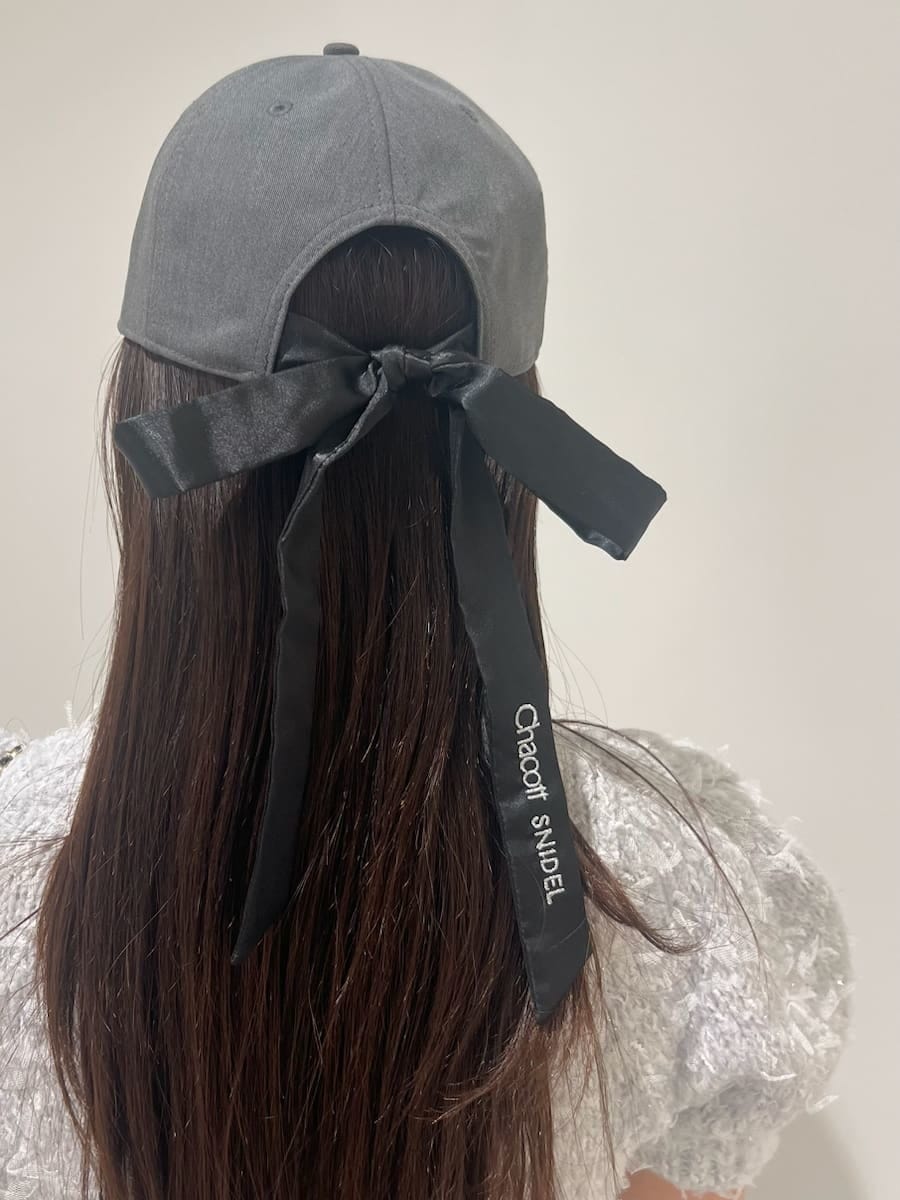 SNIDEL Chacottキャップ　グレー Chacott】CAP（キャップ）｜SNIDEL（スナイデル）｜ファッション