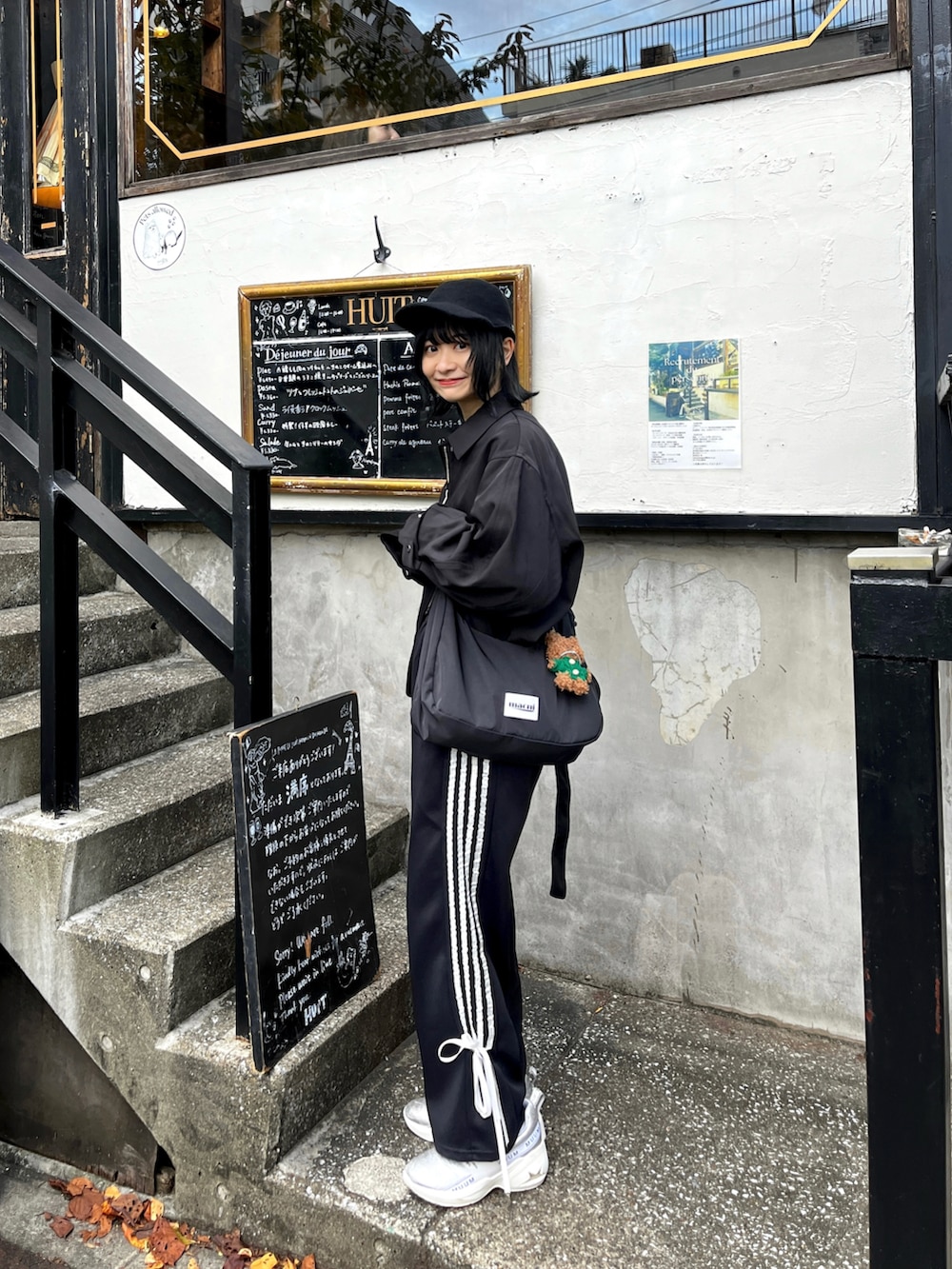 LA PEAU DE GEM】イージージップブルゾンを使った人気ファッション