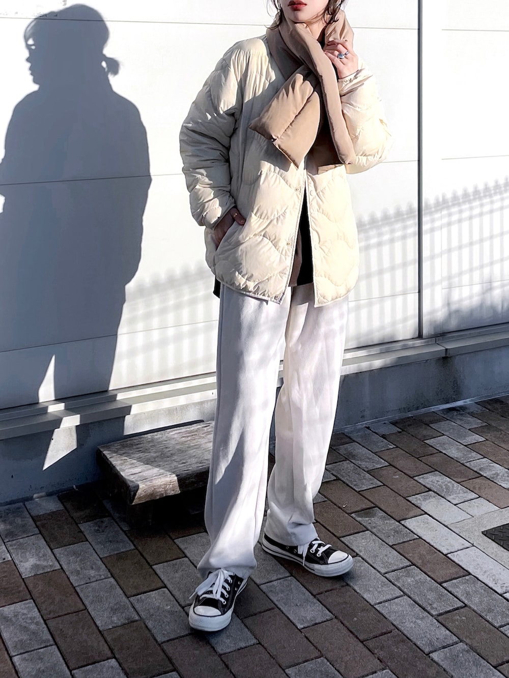 レディースの冬コーディネートの2枚目の写真