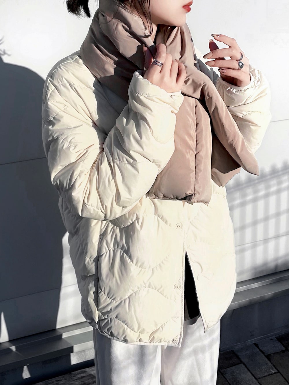 レディースの冬コーディネートの3枚目の写真