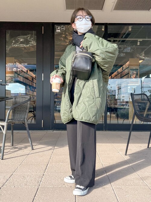 ごま　ANNAFIE NorthFace 2点おまとめ ɴɪᴄᴏ.ᴀʏᴀ｜THE NORTH FACEのマフラーを使ったコーディネート