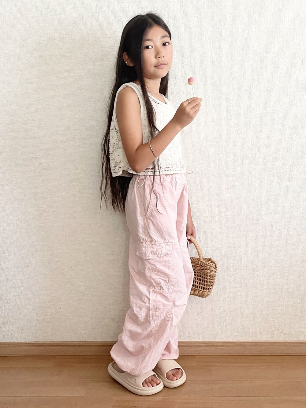 rena｜ZARA KIDSのカーゴパンツを使ったコーディネート - WEAR