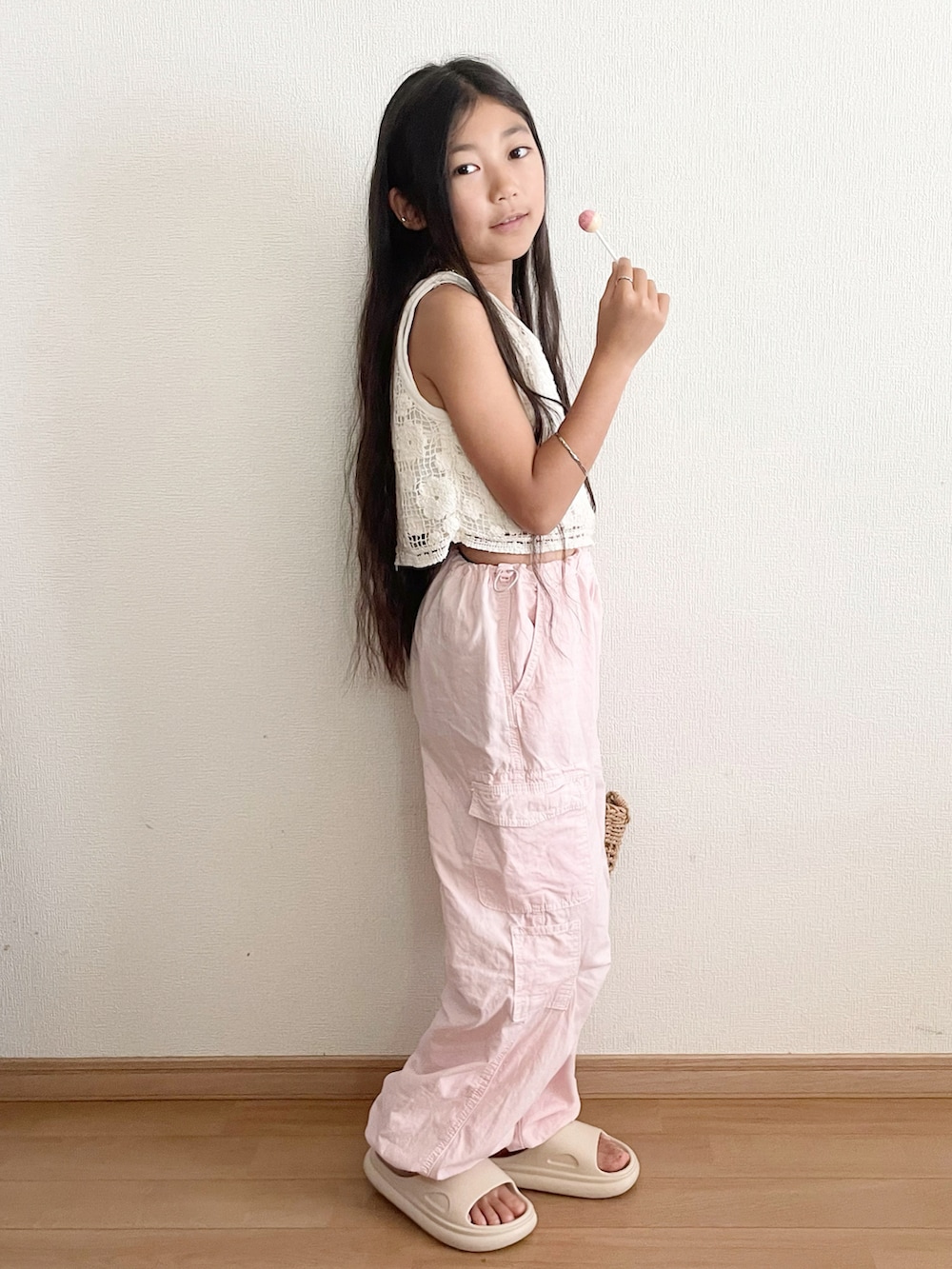 rena｜ZARA KIDSのカーゴパンツを使ったコーディネート - WEAR