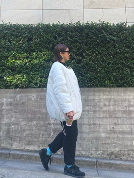 WEB限定】THERMORE ノーカラージャケットを使った人気ファッション