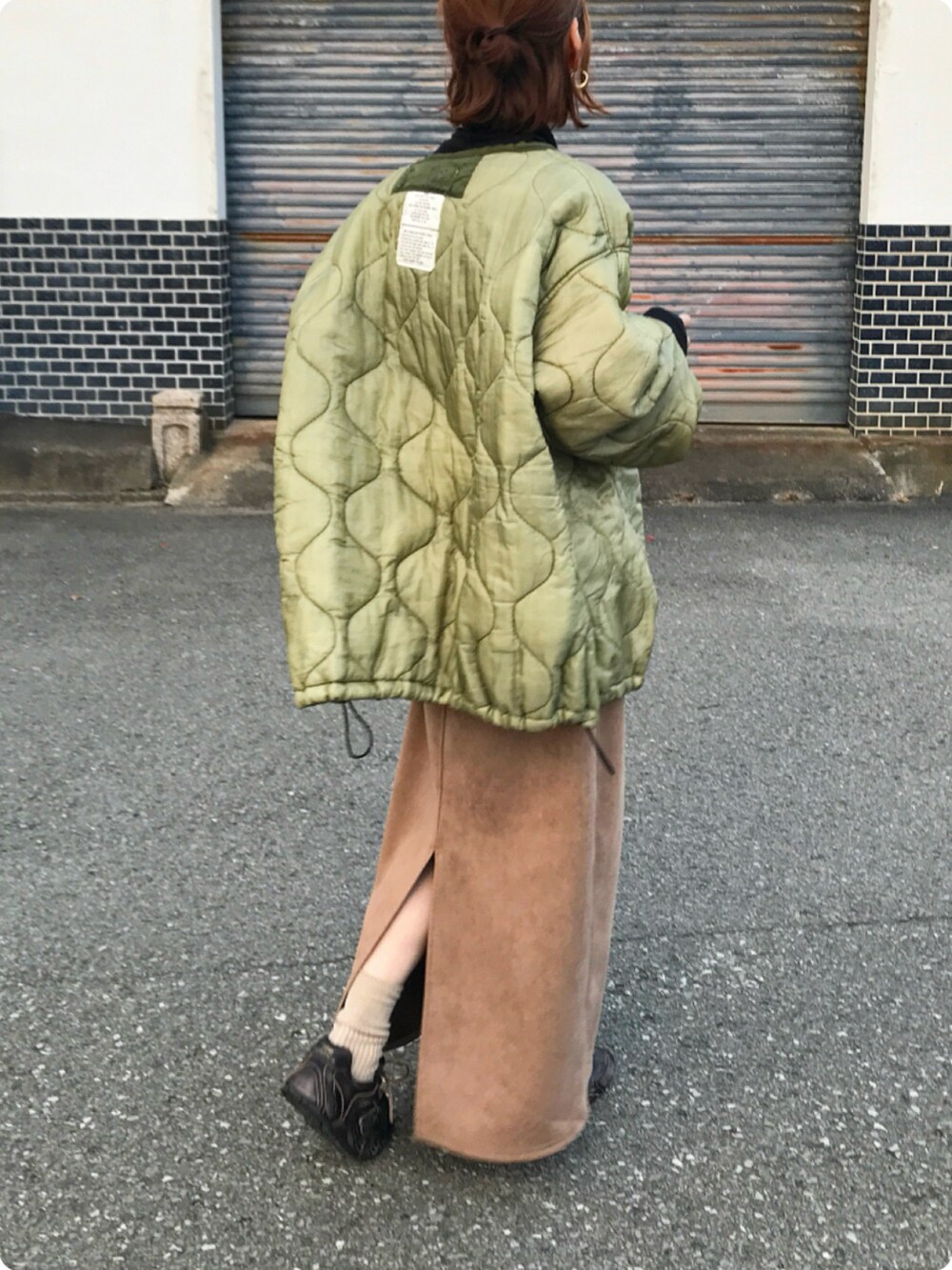 ODDMENT/オッドメント] M-65 キルティングライナー リメイクショート