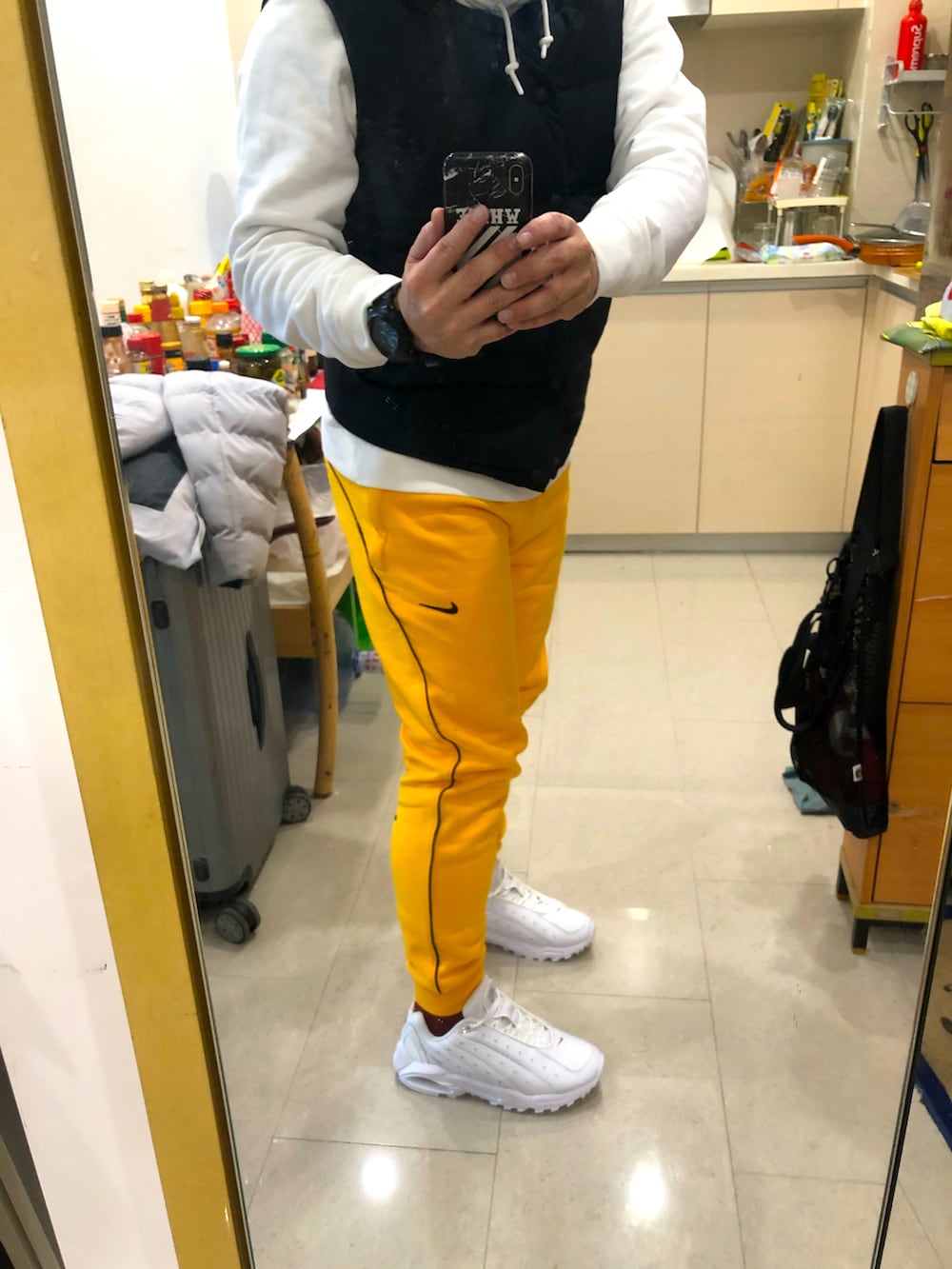 NIKE × NOCTA フリースパンツ 黄 L コレクション NIKE × NOCTA