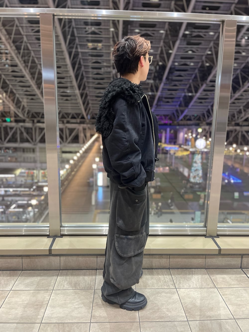 「lhp、LHP、lhplucuaosaka、LHP大阪」｜「DANKE SCHONのDankeschon/ダンケシェーン/DENIM N2B（その他アウター、ブラック系）」を使った、RIKIKYAさん（メンズ・168cm）の冬コーディネートの2枚目の写真