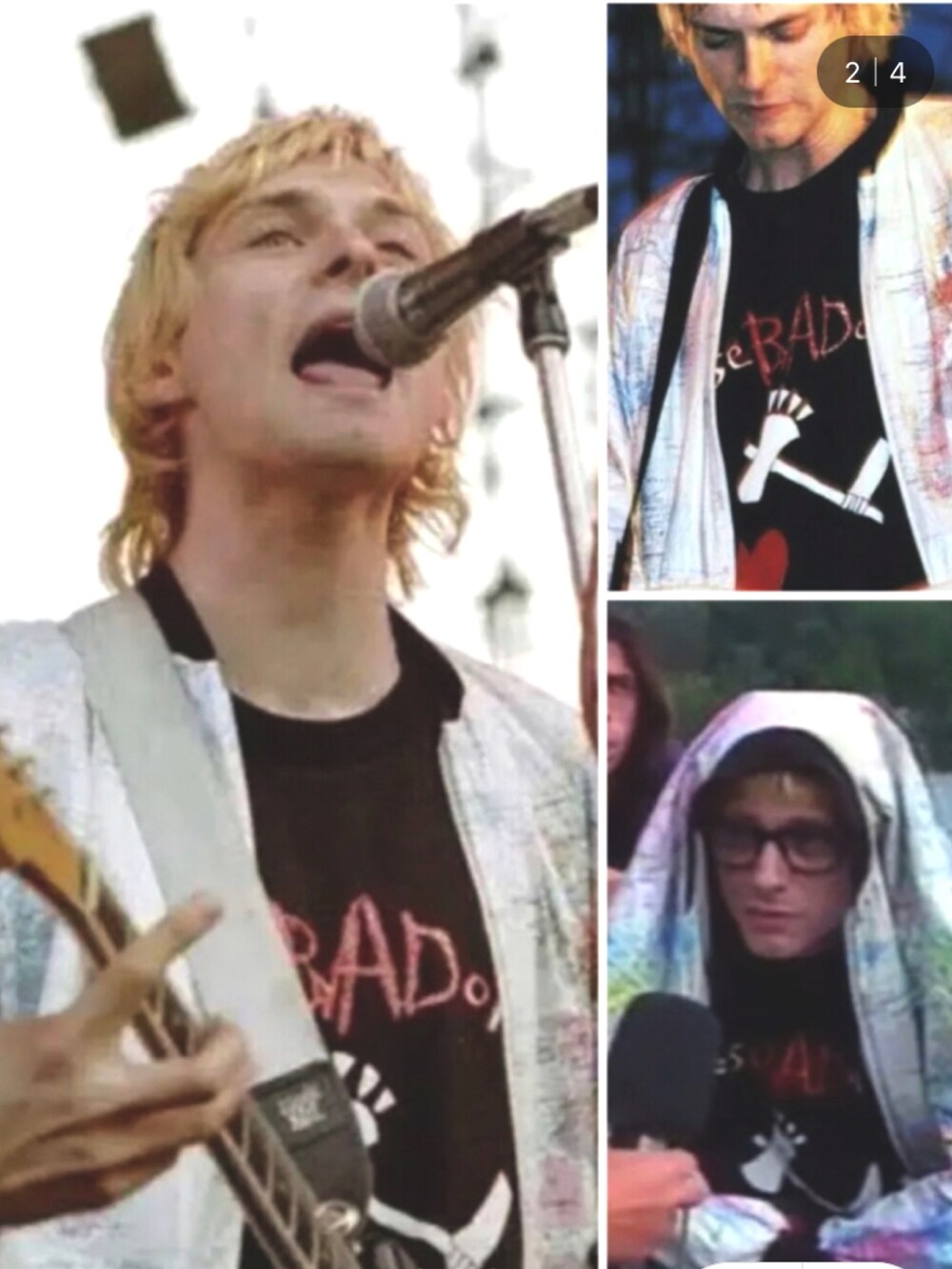 その他のブルゾン、ブラック系のTシャツ/カットソー、ブルー系のデニムパンツを着用したメンズの夏コーディネートの2枚目の写真