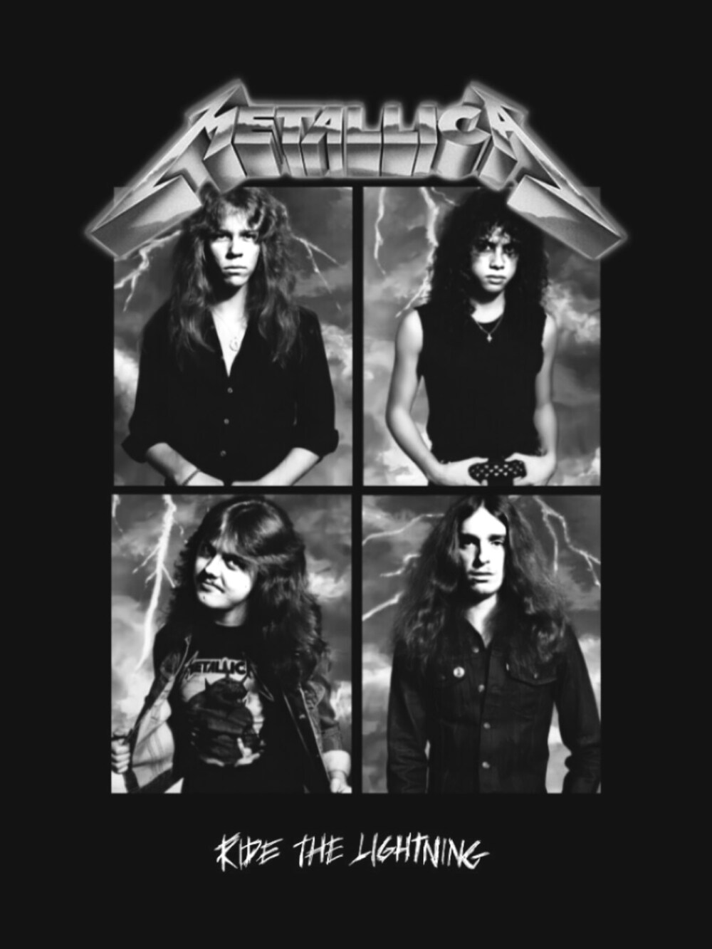 ブラック系のデニムジャケット、ブラック系のTシャツ/カットソー、ブラック系のスラックスを着用したメンズの春コーディネートの2枚目の写真