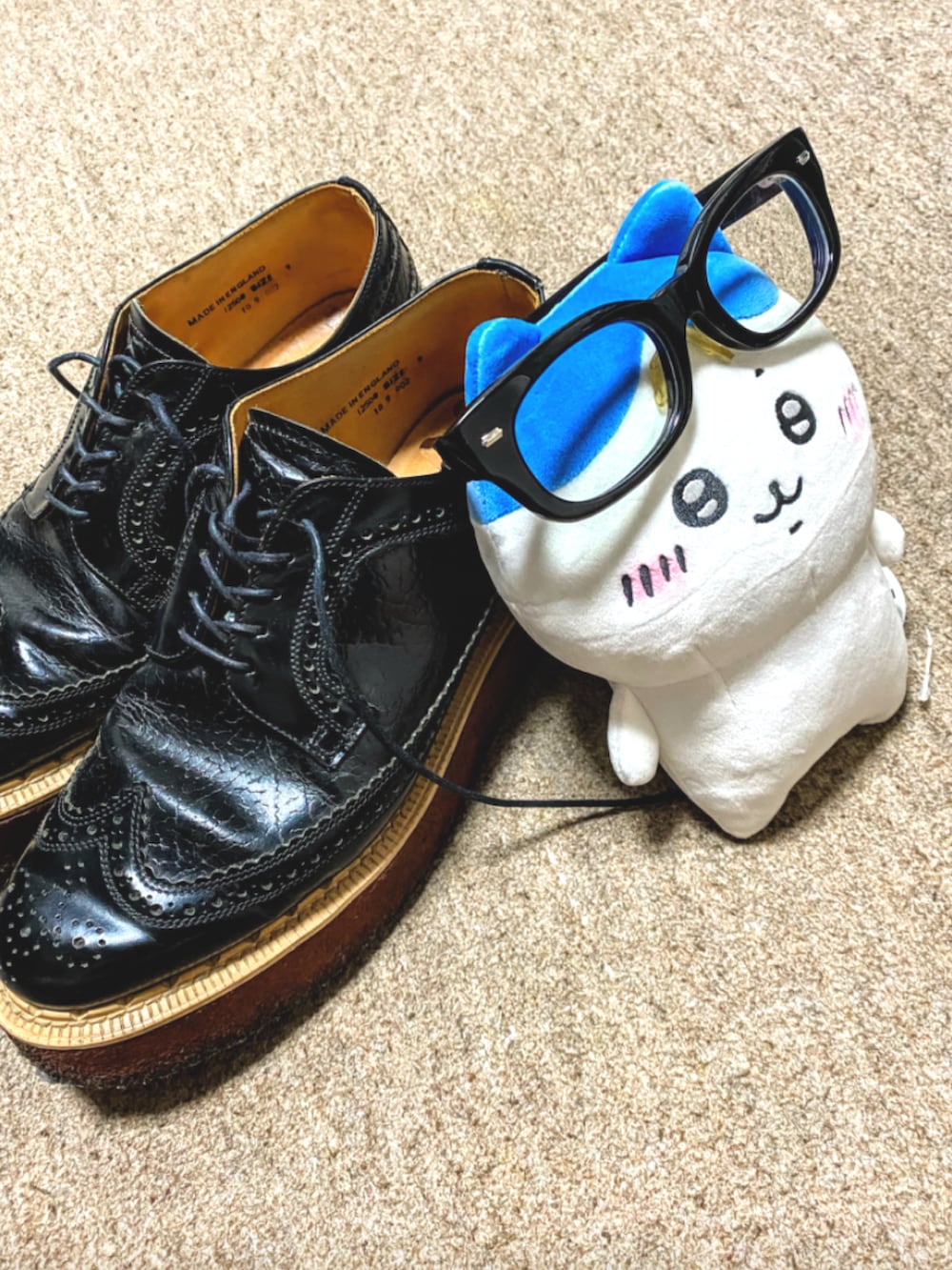 「片手スマホ自撮り研究会🤳✨、我が道をゆく隊、お仕事コーデ、ペンギンスタイル🐧プープー‼️、サルエルパンツ、好きな服を好きなように着る🐷💕、みんな違ってみんないい、双極性障害、北千住、北千住アニメが熱い🔥、メルカリ★期間限定SALE★ただ今開催中🐷👍」｜「EFFECTORの🔸エフェクター  黒ブチメガネ(ファズ)  ロックテイスト😎（メガネ、ブラック系）」を使った、おたっし🐷さん（メンズ・174cm）の冬コーディネートの3枚目の写真