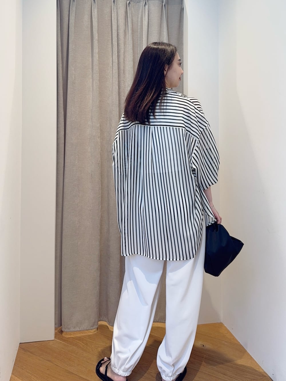 MARW UNITED ARROWS＞ストライプ シアー オーバーシャツを使った人気 