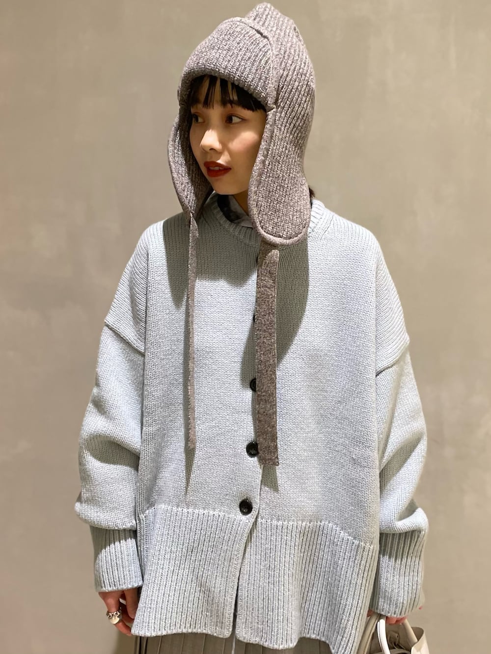 【FUMIE TANAKA】ビーニー FUMIE TANAKA ニット帽 ニットキャップ 「FUMIE=TANAKA