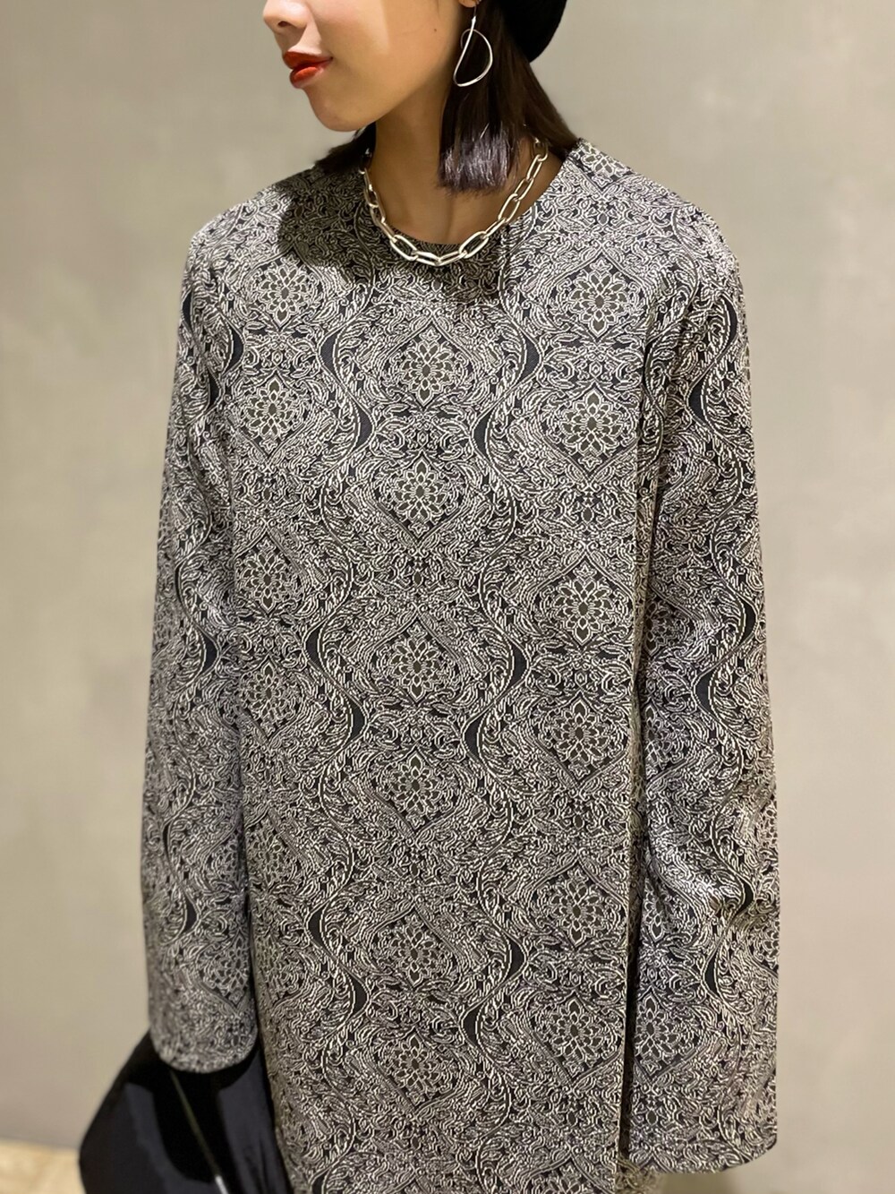 jacquard flare P/Oフミエタナカfumie tanaka