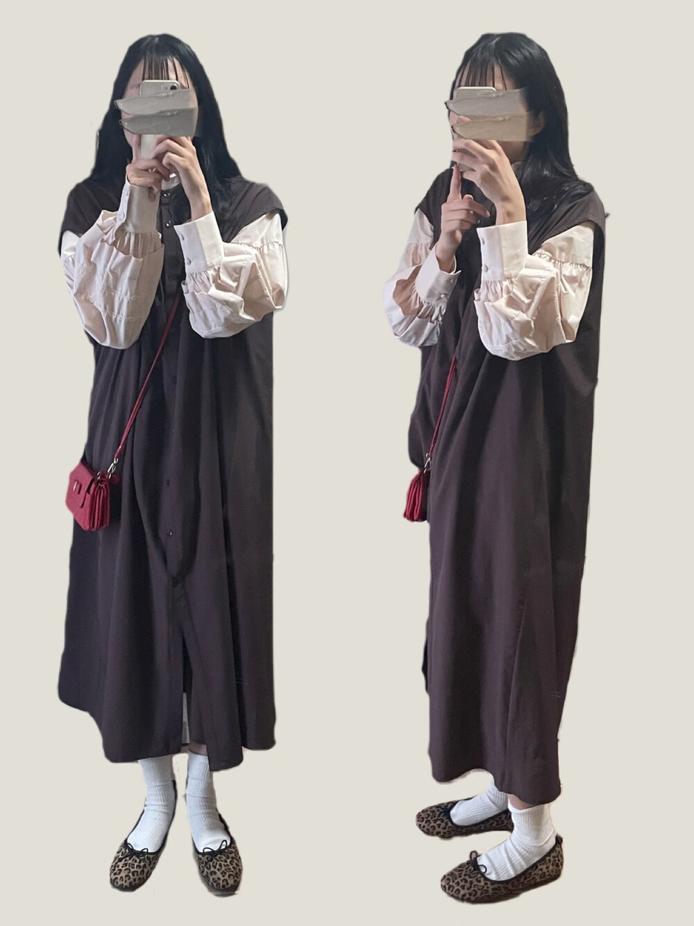 その他のバレエシューズを着用したレディースの春コーディネートの2枚目の写真