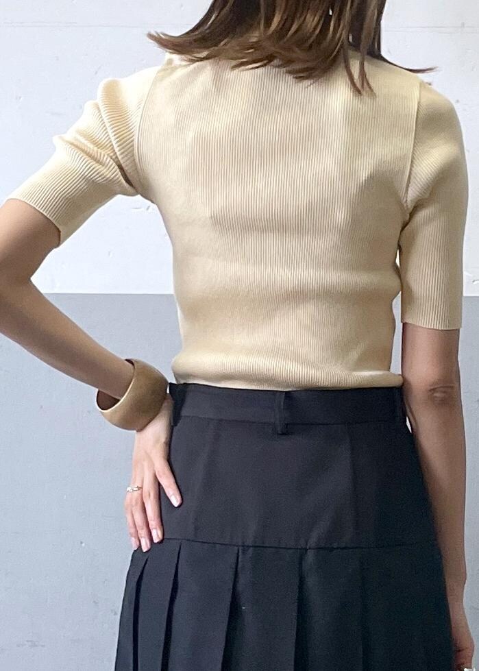 「オーラリー、AURALEE、ナイキ、初春コーデ、ADAM ET ROPÉ、ナチュラル、イエベ秋、混合、高身長、スカート、バッグ、ショルダーバッグ、シューズ、サンダル、EUA35290」｜「ADAM ET ROPE'のシアーオーガンジープリーツスカート（スカート、ブラック系）」を使った、KIKUCHIさん（レディース・167cm）の春コーディネートの5枚目の写真
