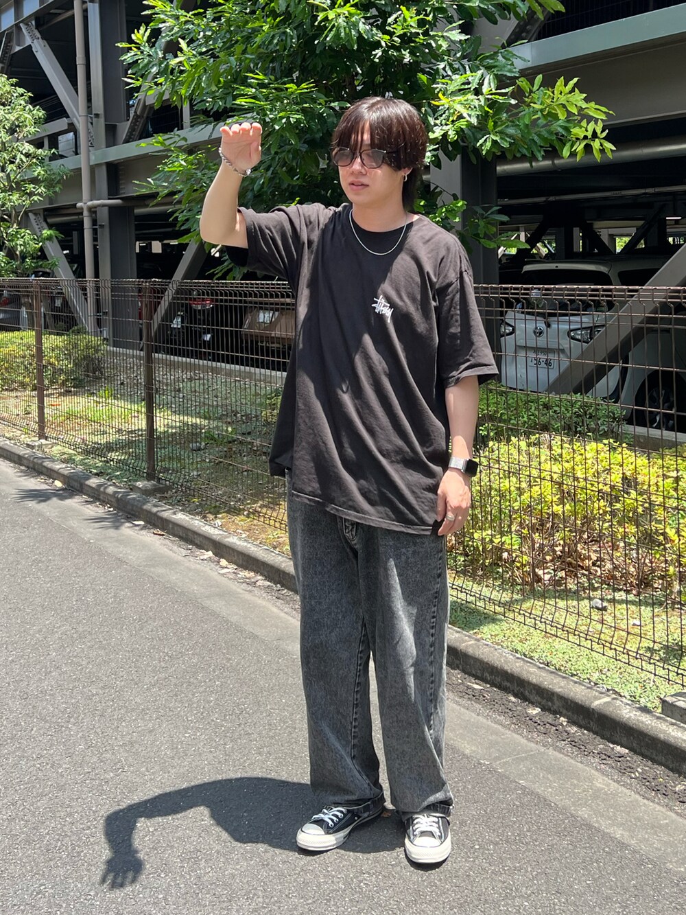 yonezawa13｜STUSSYのTシャツ/カットソーを使ったコーディネート