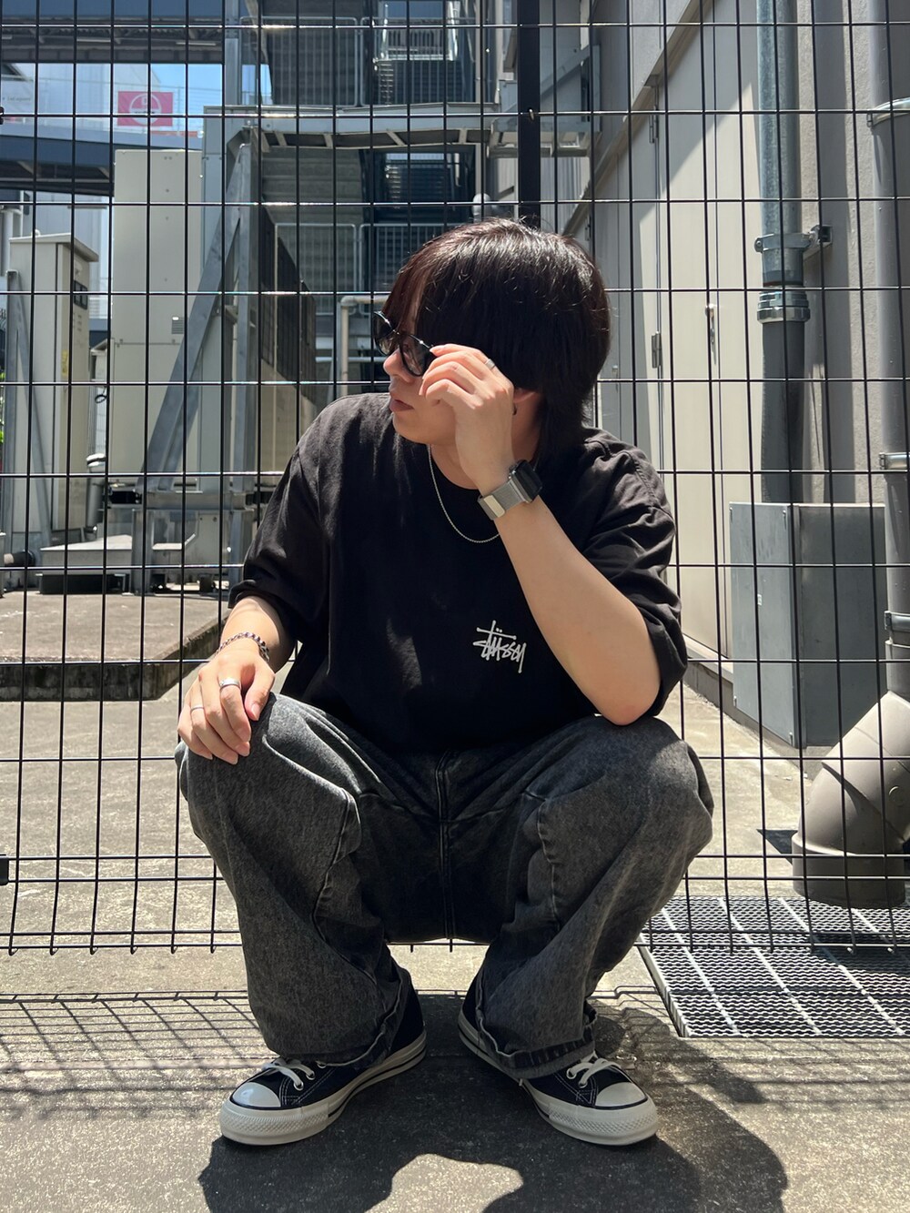 yonezawa13｜STUSSYのTシャツ/カットソーを使ったコーディネート