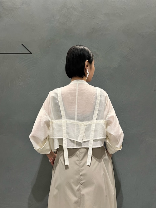 UN3D. BUSTIER LAYERED SHORT SH ベージュ（UN3D.STORE | 2024