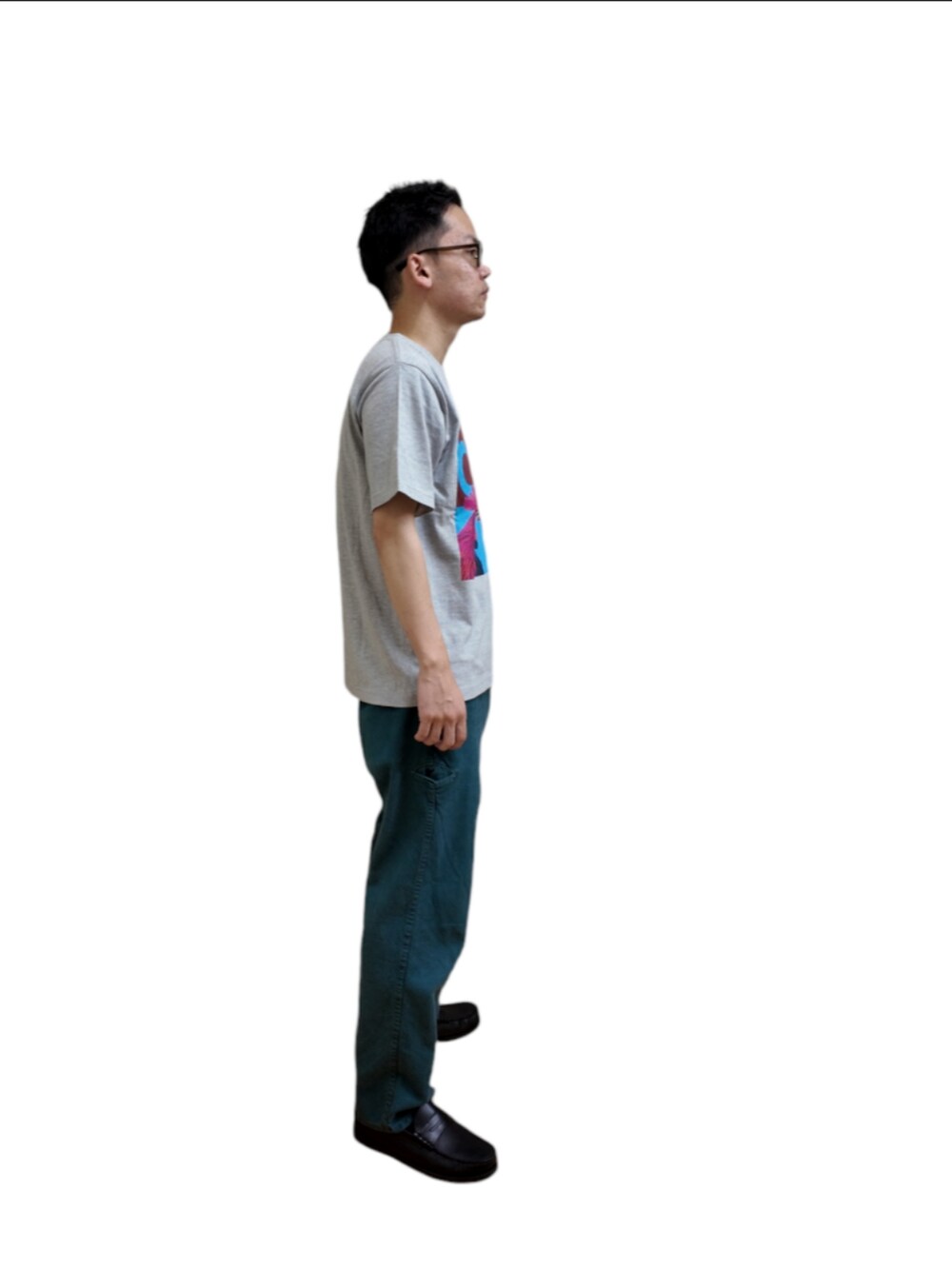 「メンズファッション、お洒落さんとつながりたい、今日のコーデ、古着、古着MIX、blur、ビオトープ、ブラー、Tシャツ」｜「Feels.のFEELS. / Logo Cap Black（キャップ、ブラック系）」を使った、九条∞(くじょうえいと)さん（メンズ・168cm）の秋コーディネートの2枚目の写真