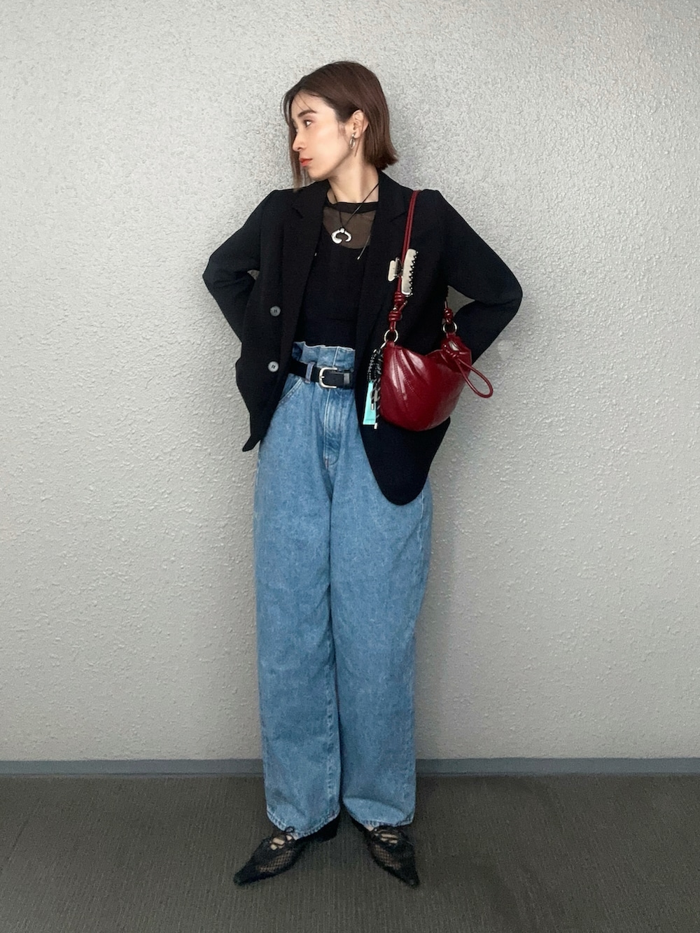 anuke Waist Tuck Denimを使った人気ファッションコーディネート - WEAR
