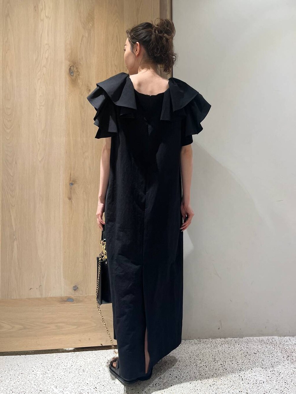 カレンソロジー　コットンリネンフリルスリーブワンピース WEB限定　新作 Curensology（カレンソロジー）の「Curensology(カレンソロジー