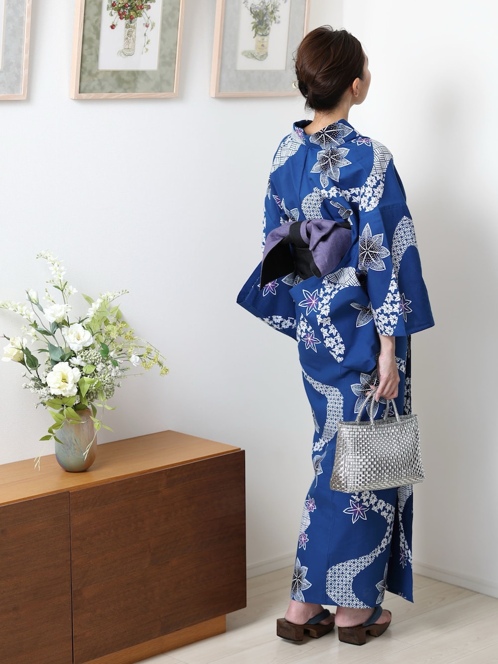 ANTEPRIMA アンテプリマ ビーズバッグ クリア×ブルー　浴衣　着物 ANTEPRIMA アンテプリマ ビーズバッグ クリア×ブルー 浴衣 着物