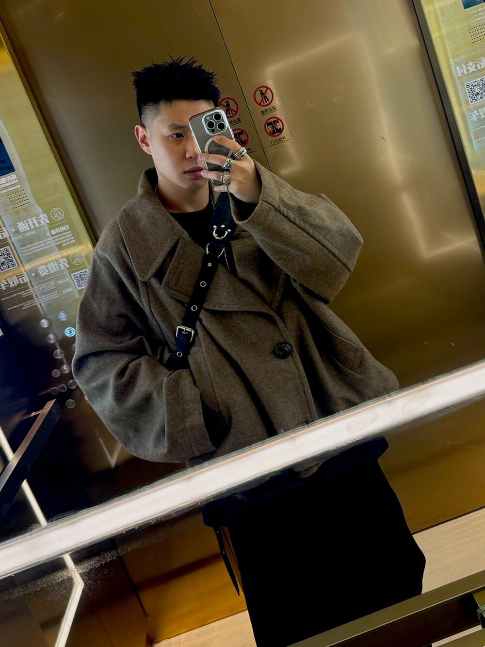 「Ottoのアイテム（キャップ、ブルー系）」を使った、CMPさん（メンズ・174cm）の冬コーディネートの3枚目の写真